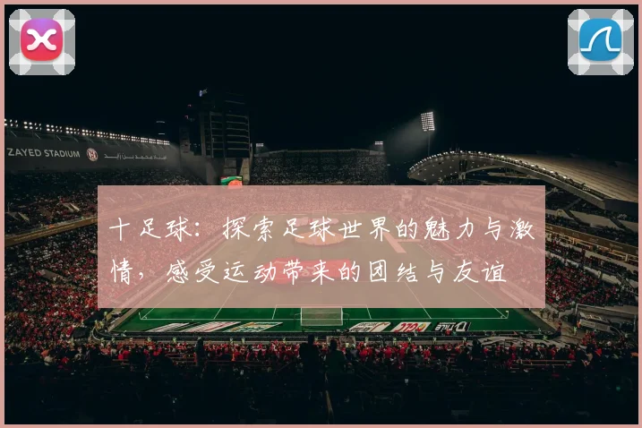 十足球：探索足球世界的魅力与激情，感受运动带来的团结与友谊